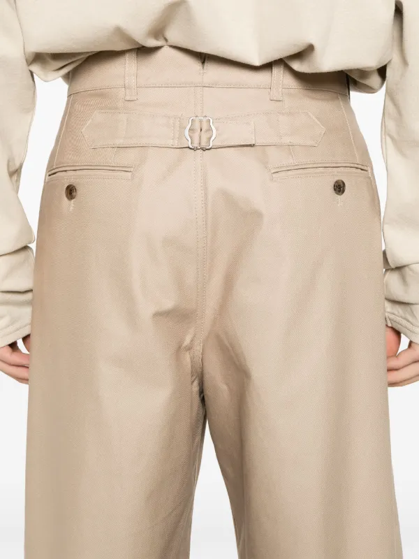 Comme des Garçons Homme Wide Leg Trousers | BEIGE | SVD USA