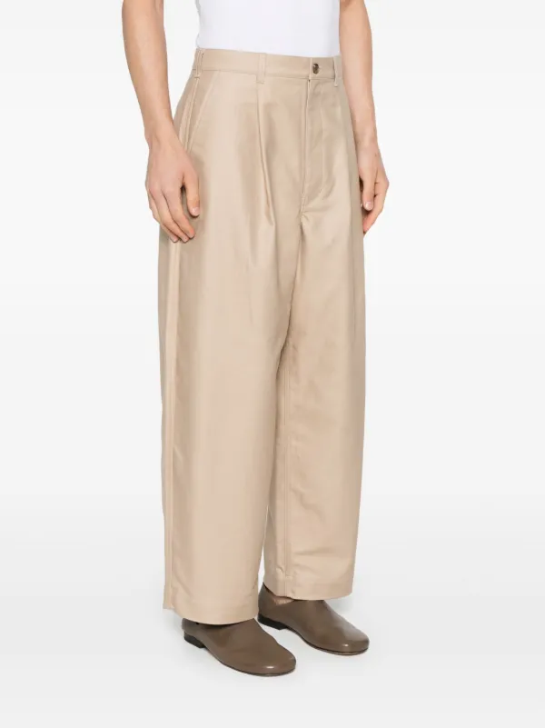 Comme des Garçons Homme Wide Leg Trousers | BEIGE | SVD USA
