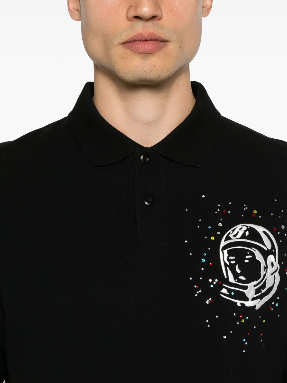 Billionaire Boys Club Astro verfraaid poloshirt Zwart