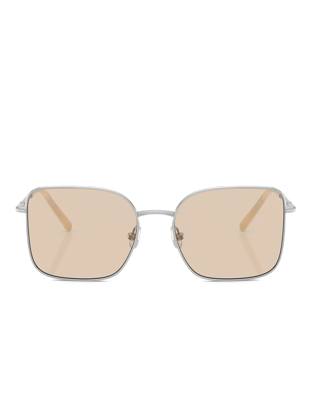Brunello Cucinelli titanium square sunglasses | Yellow | Image 1