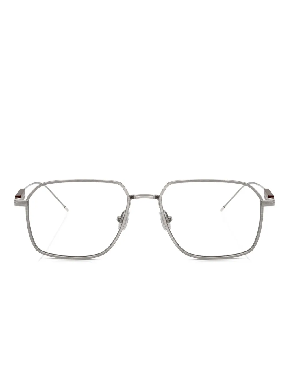 Brunello Cucinelli titanium square-frame glasses | Grey | Image 1