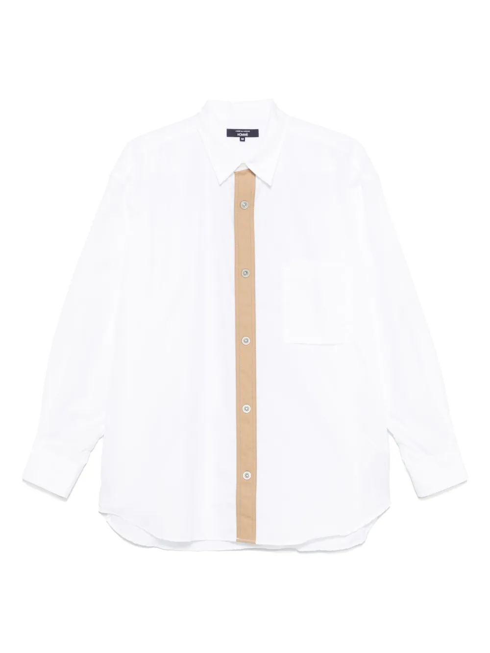 contrasting-trim shirt