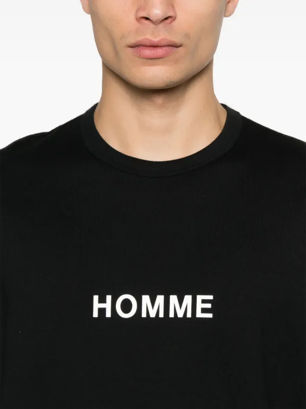 Comme Des Garçons Homme ロゴ Tシャツ | ブラック | FARFETCH JP