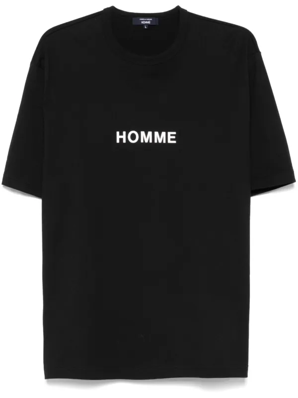 Comme Des Garçons Homme logo-print T-shirt Black FARFETCH VN