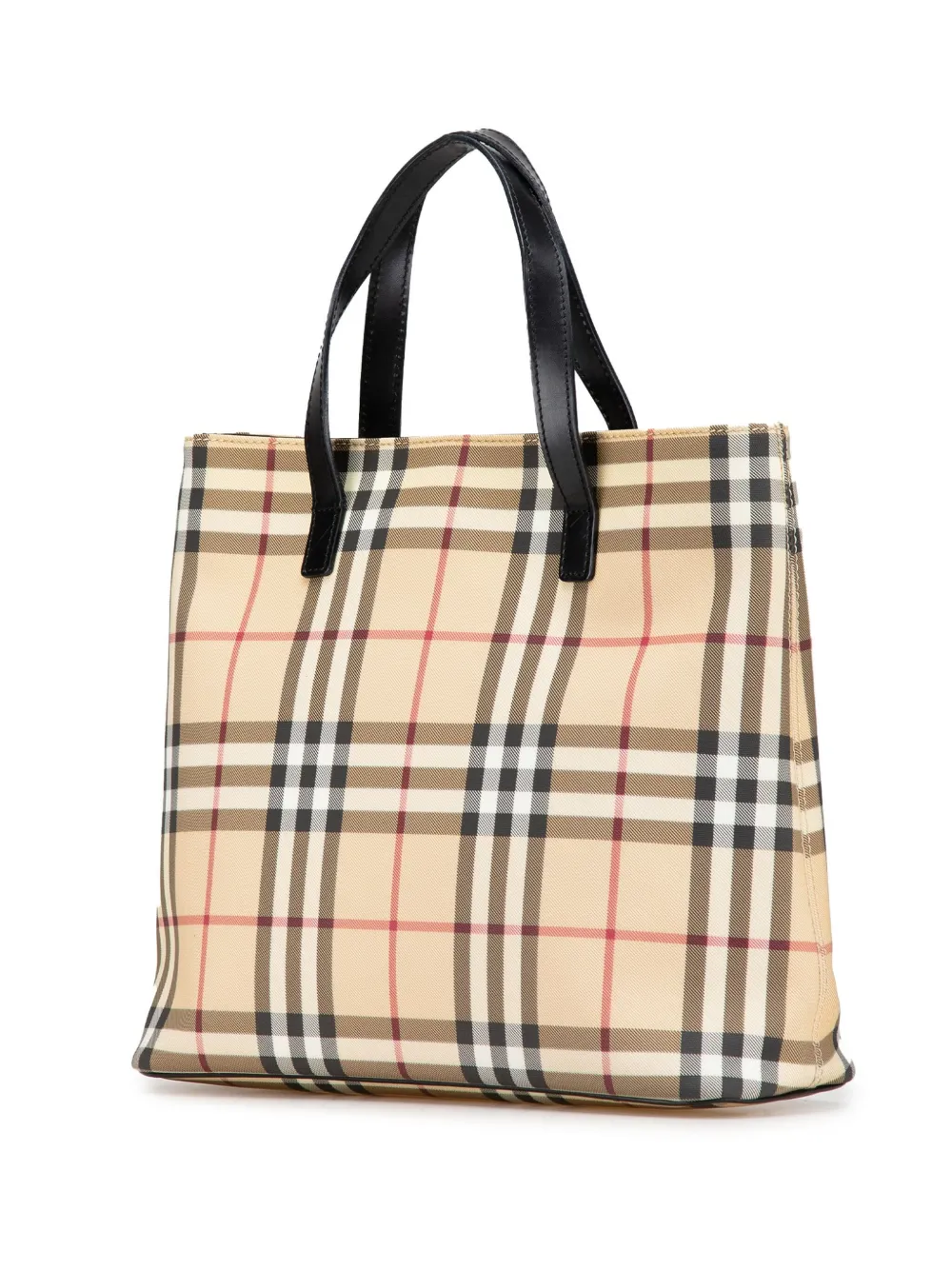 Burberry Pre-Owned 2000-2017 House Check canvas shopper - Bruin