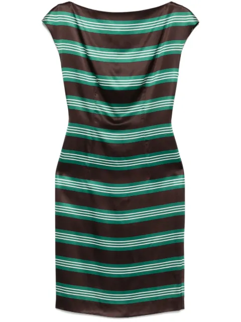 Prada Pre-Owned striped midi dress