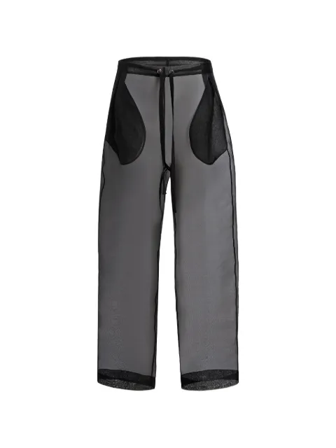 KHAITE pantalones de seda