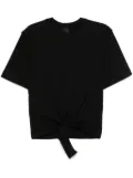 PINKO tied T-shirt - Black