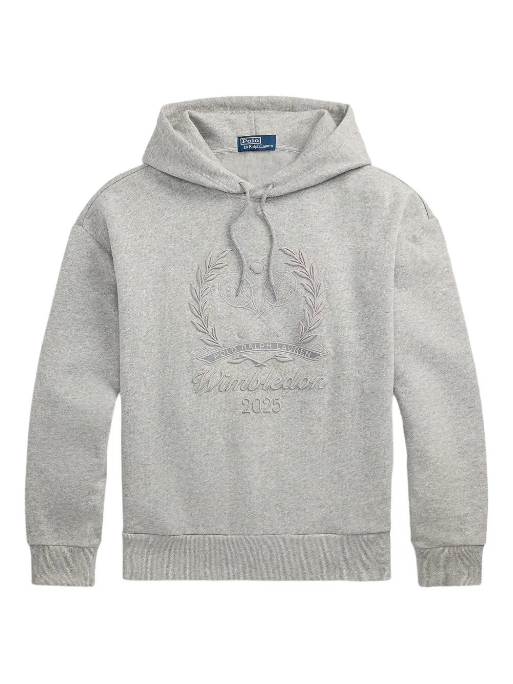 Polo Ralph Lauren x Wimbeldon embroidered hoodie | Grey | Image 1