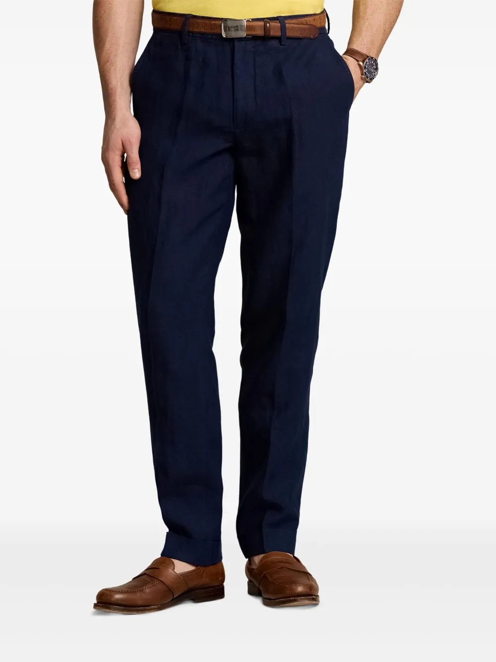 Polo Ralph Lauren Linnen broek Blauw