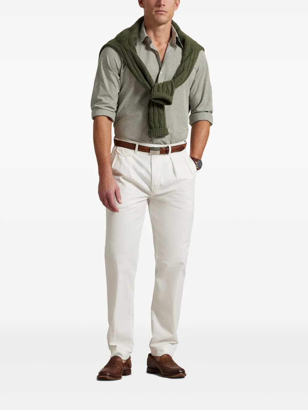 Polo Ralph Lauren Geruit overhemd Groen