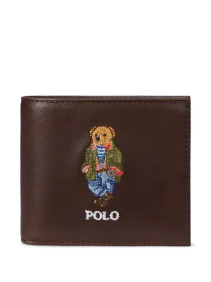 Polo Ralph Lauren ポロベア 二つ折り財布 | ブラウン | FARFETCH JP