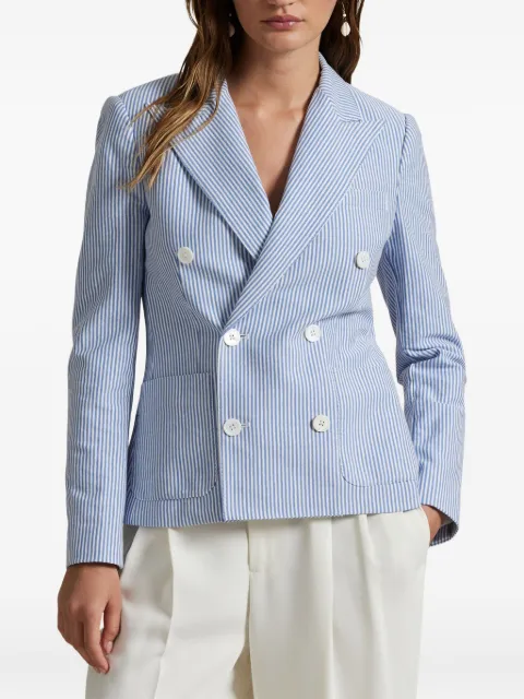Polo Ralph Lauren double-breasted pinstripe blazer