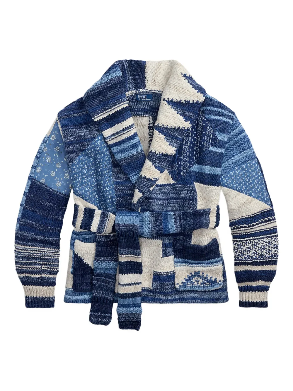 Polo Ralph Lauren Vest met patchwork Blauw