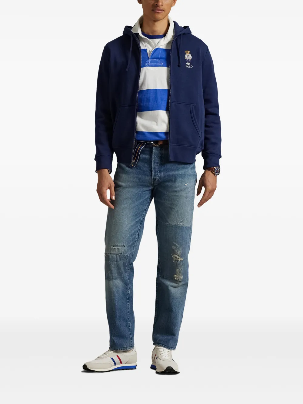 Polo Ralph Lauren Hoodie met rits Blauw