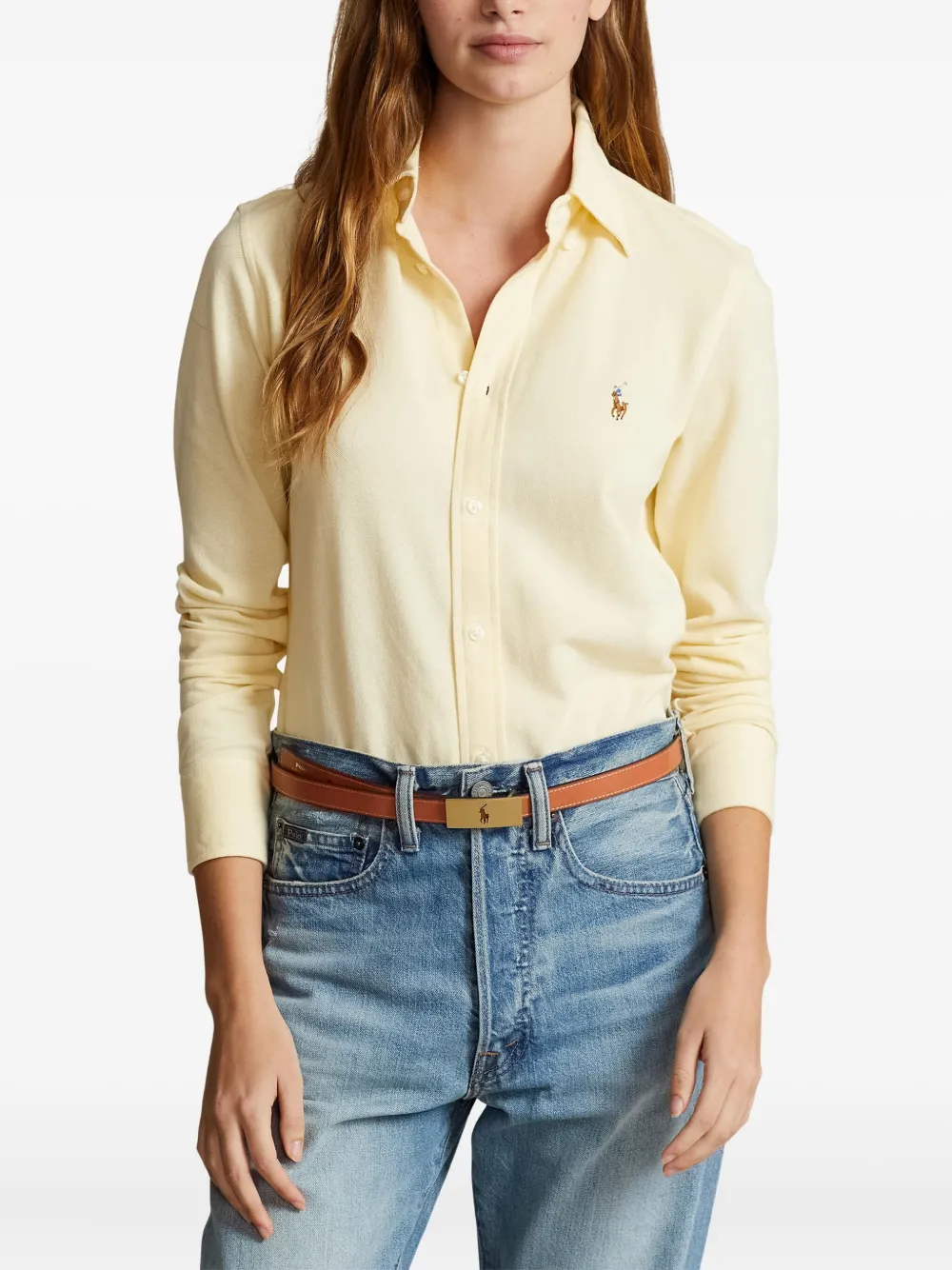 Polo Ralph Lauren Button-down blouse Geel