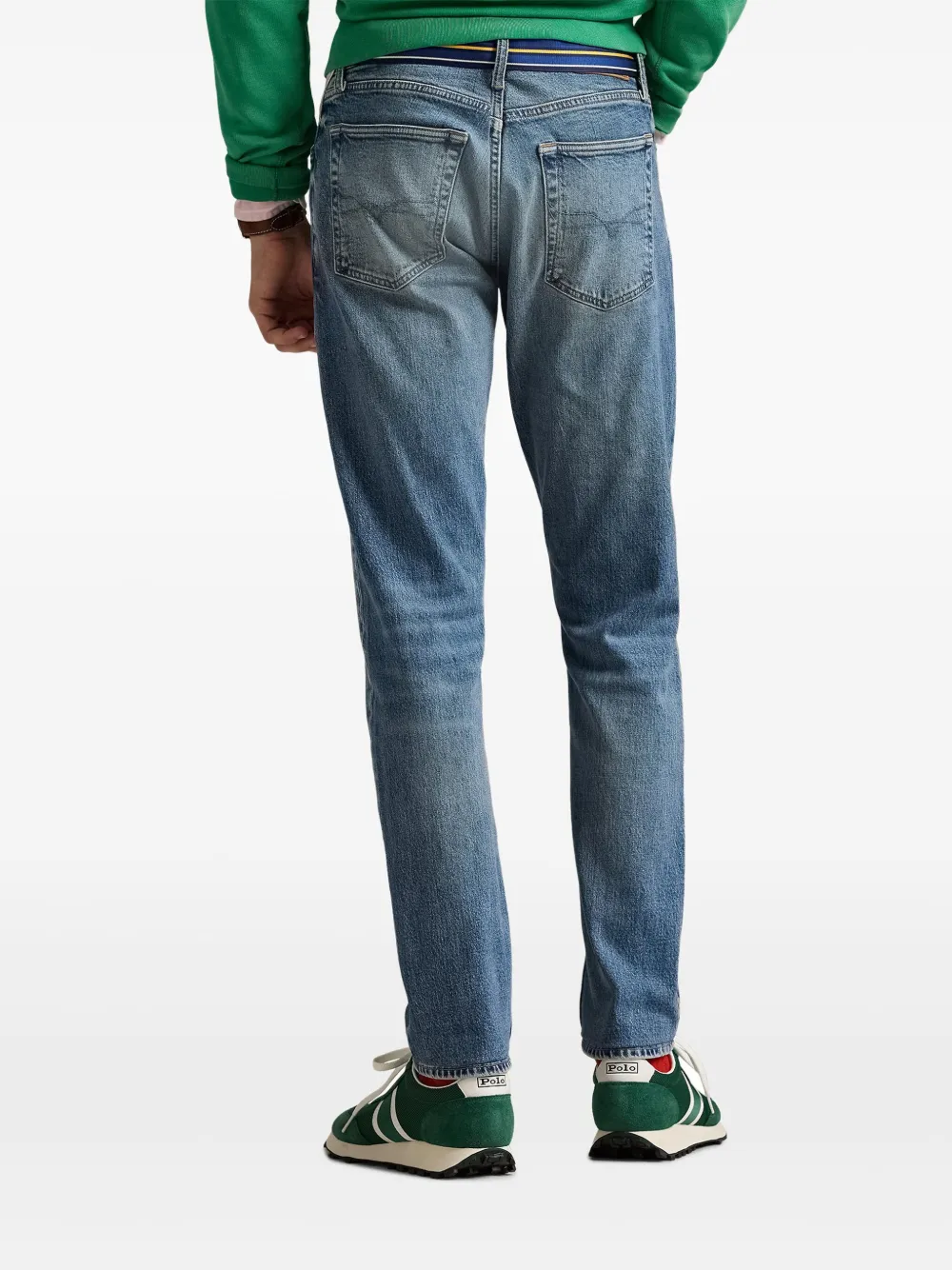 Polo Ralph Lauren Jeans met logopatch Blauw