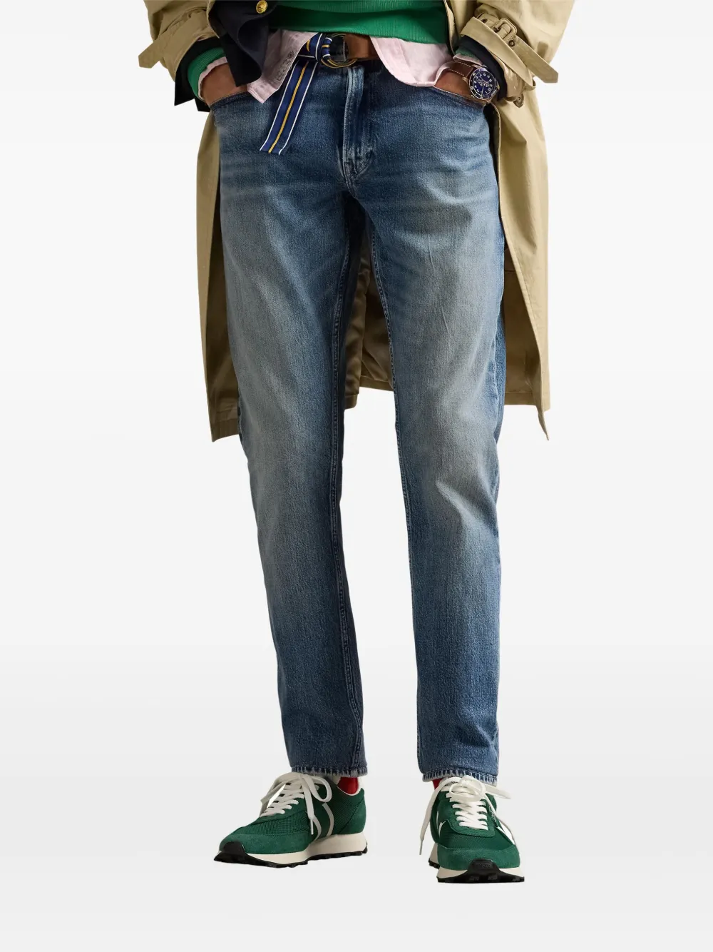 Polo Ralph Lauren Jeans met logopatch Blauw