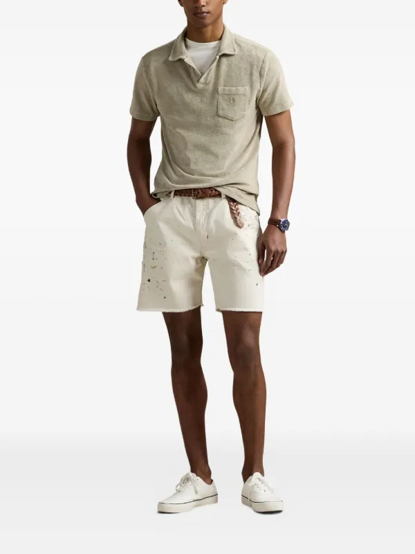 Polo Ralph Lauren ミネラルダイ テリーポロシャツ | グリーン 
