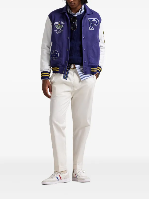 Polo Ralph Lauren Baseball Jacket Purple FARFETCH IN