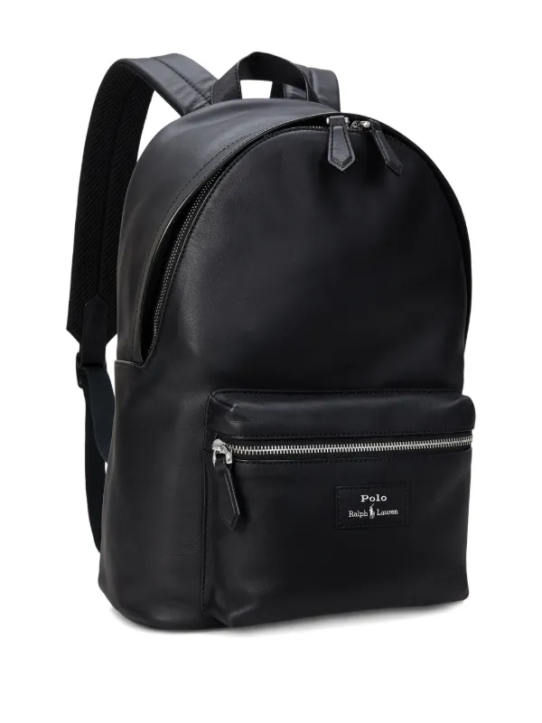 Polo Ralph Lauren Leather Backpack Black FARFETCH ID - Main Image