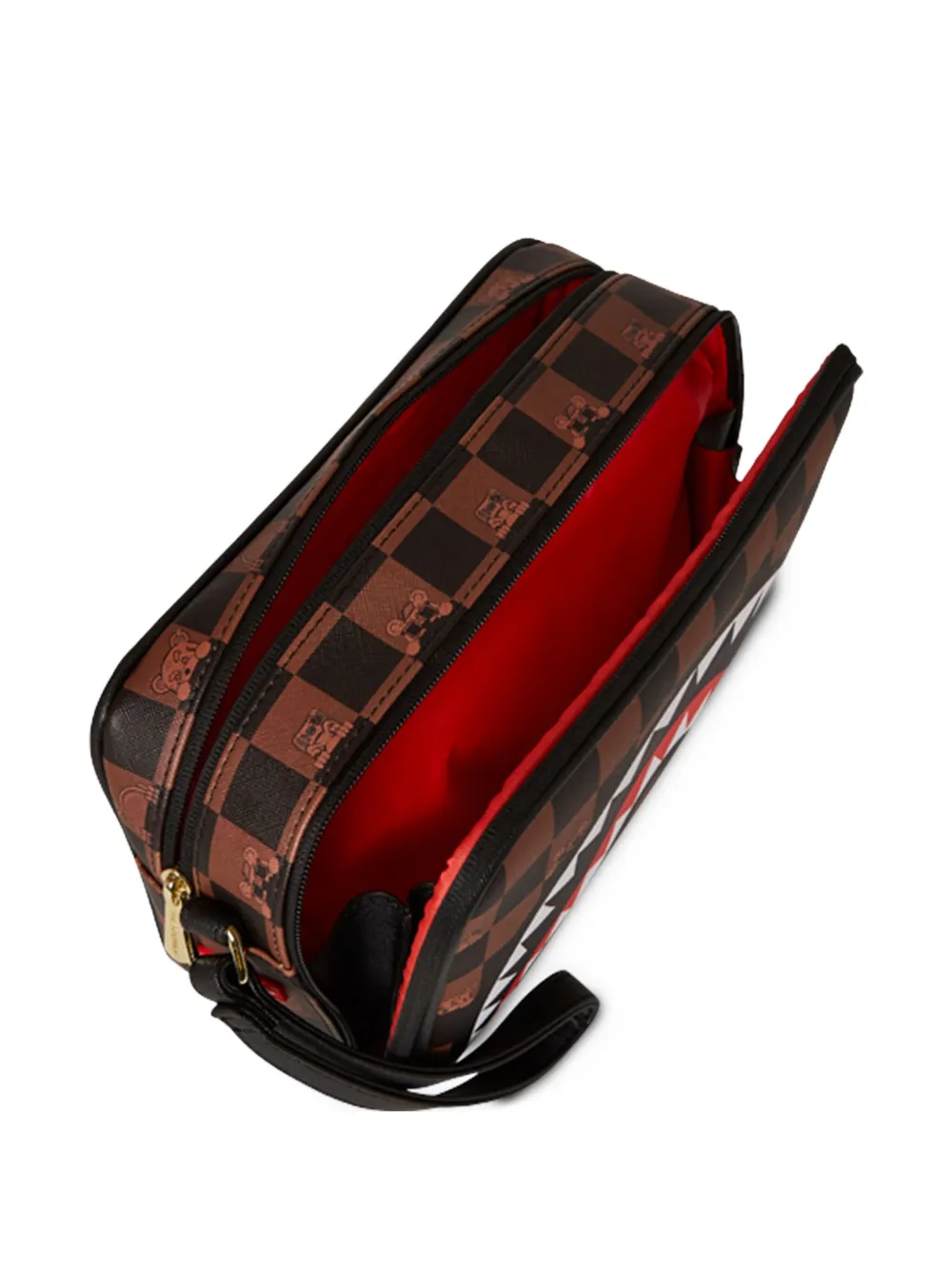 Sprayground Kid Monster-print Bag In Brown