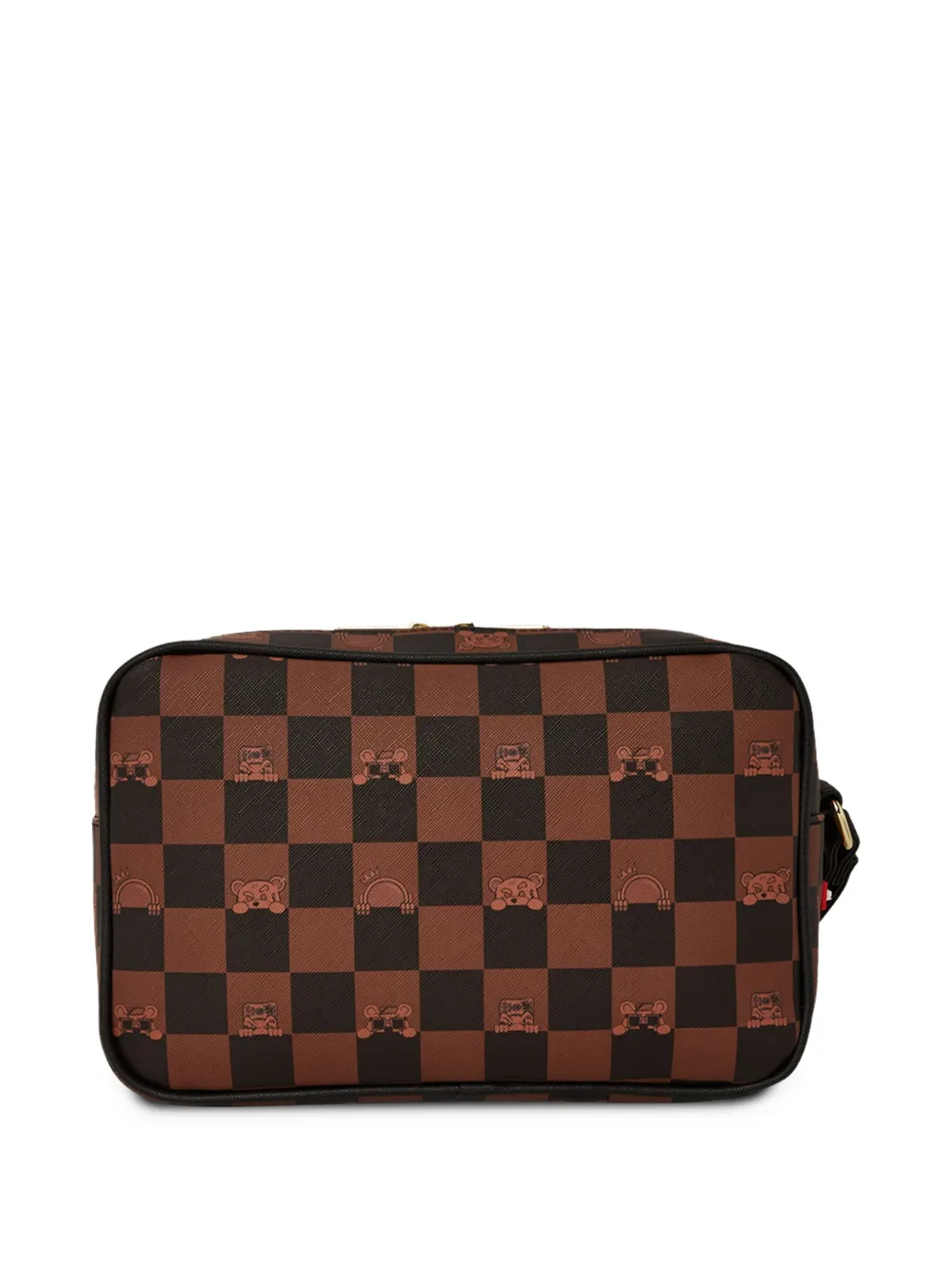 Sprayground kid Tas met Monster-print - Bruin