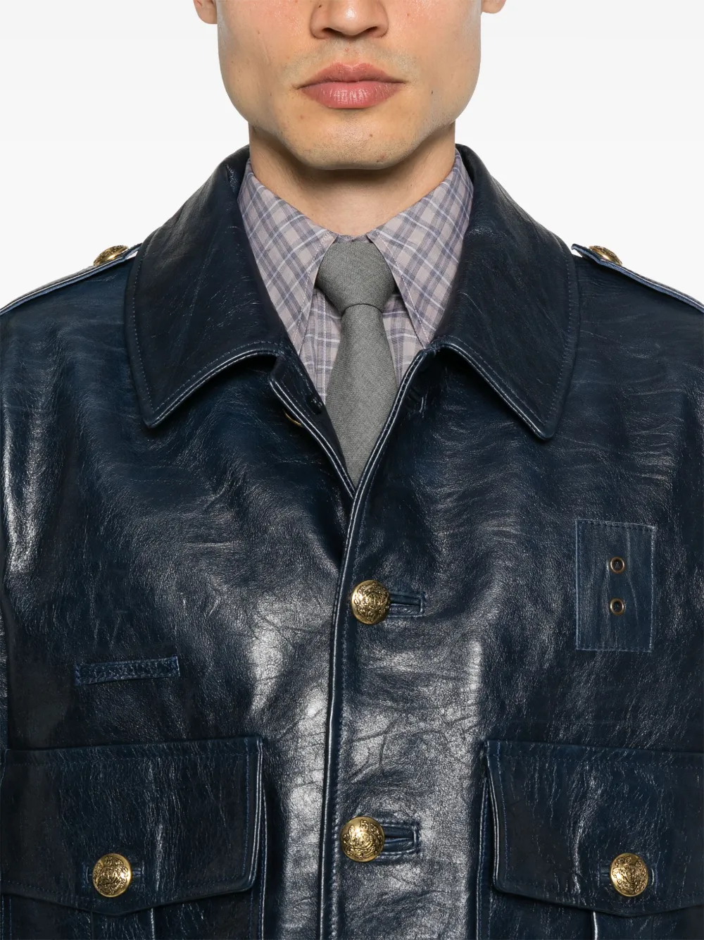 Martine Rose Uniform Jacket | Blue | FARFETCH JO Martine Rose Uniform Jacket | Blue | FARFETCH JO