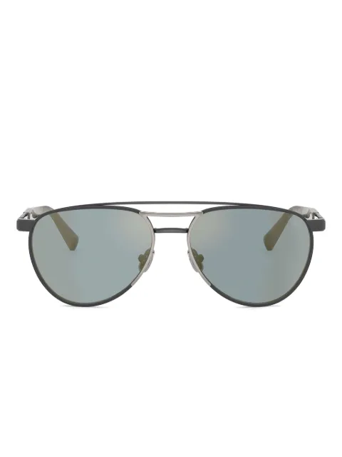 Brunello Cucinelli titanium metal sunglasses