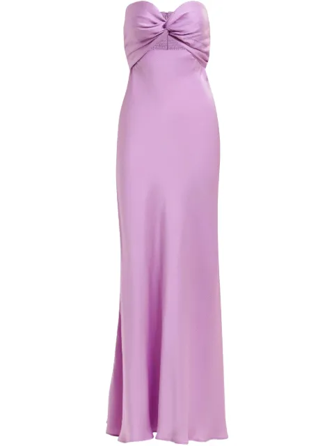 Essentiel Antwerp Hierro satin maxi dress