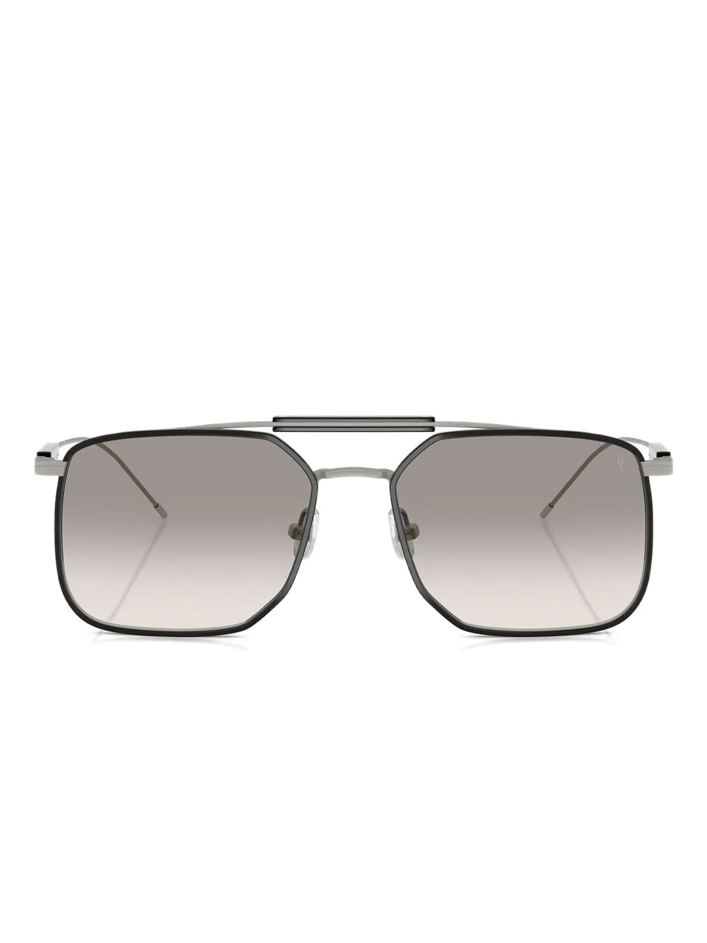 Brunello Cucinelli square double-bridge sunglasses | Grey | Image 1