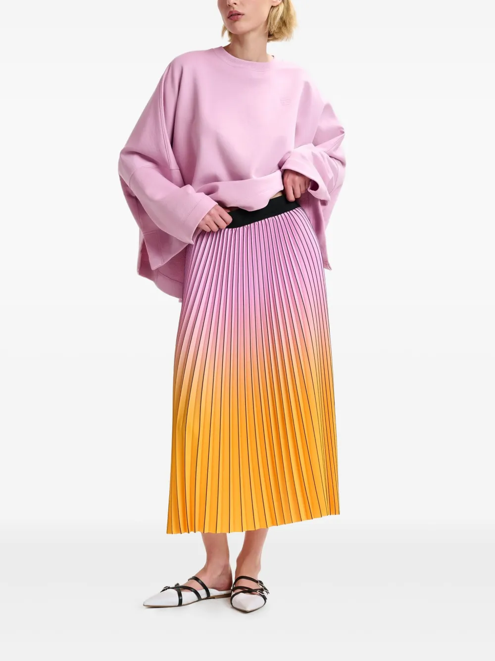 Essentiel Antwerp Haries midi skirt - Roze