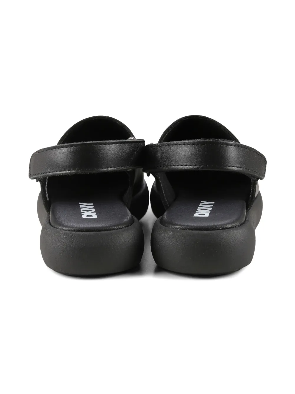 Dkny Kids logo-debossed slippers Black