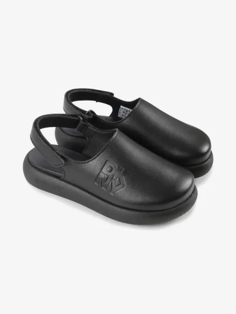 Dkny Kids slippers con logo en relieve