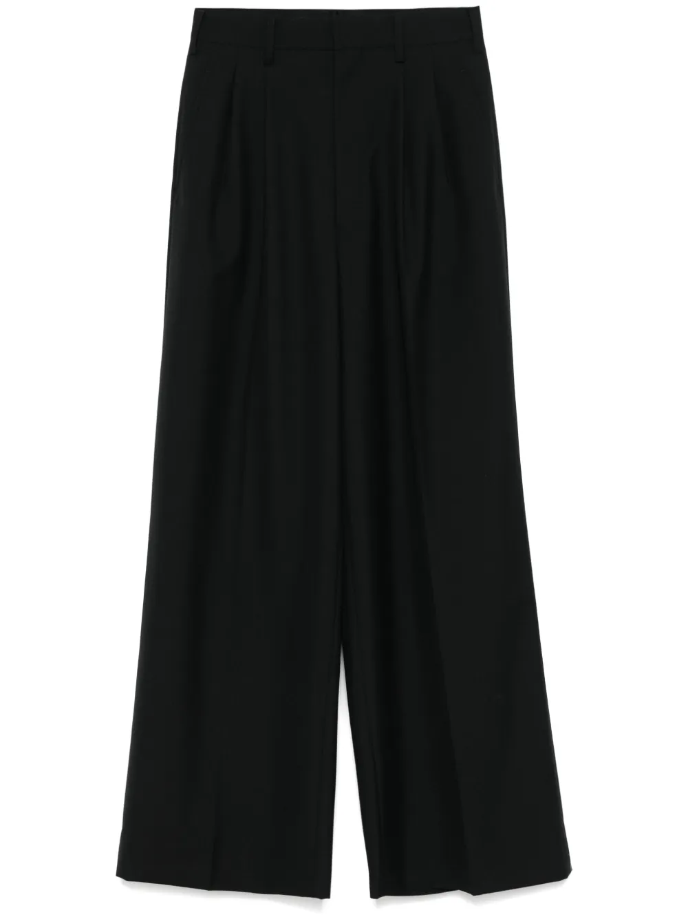 pleat-detailed trousers