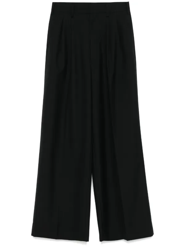 Junya Watanabe pleat-detailed Trousers | Black | FARFETCH