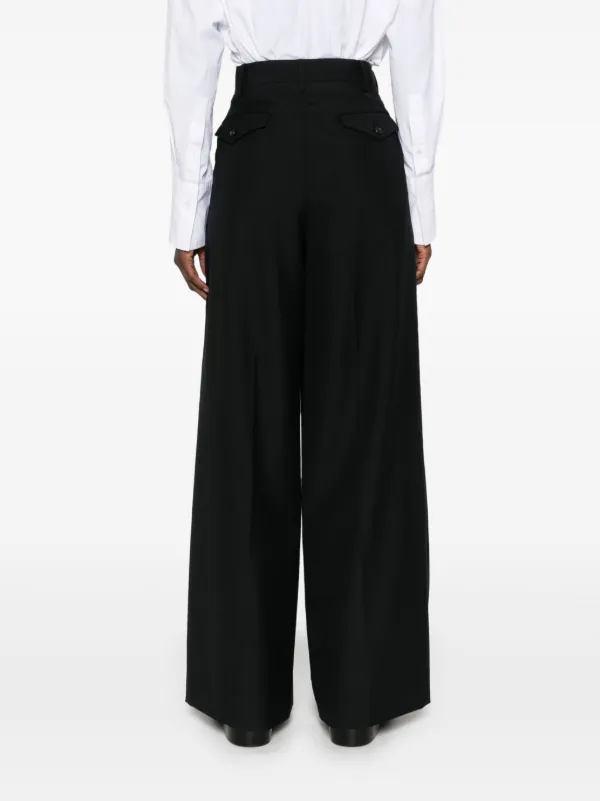 Junya Watanabe beige trousers designed after a trenchcoat