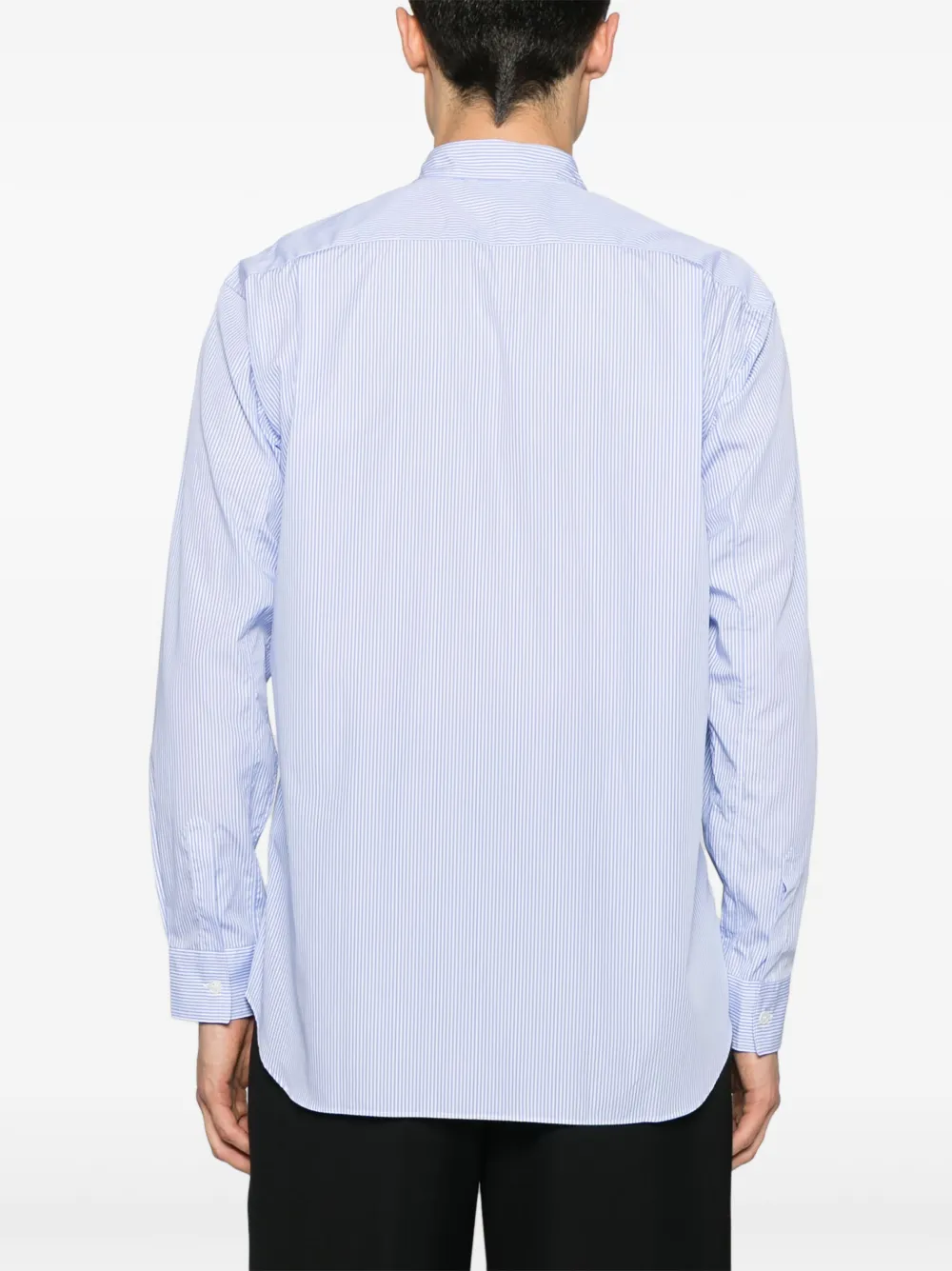 Comme Des Garçons Shirt Gestreept overhemd Blauw