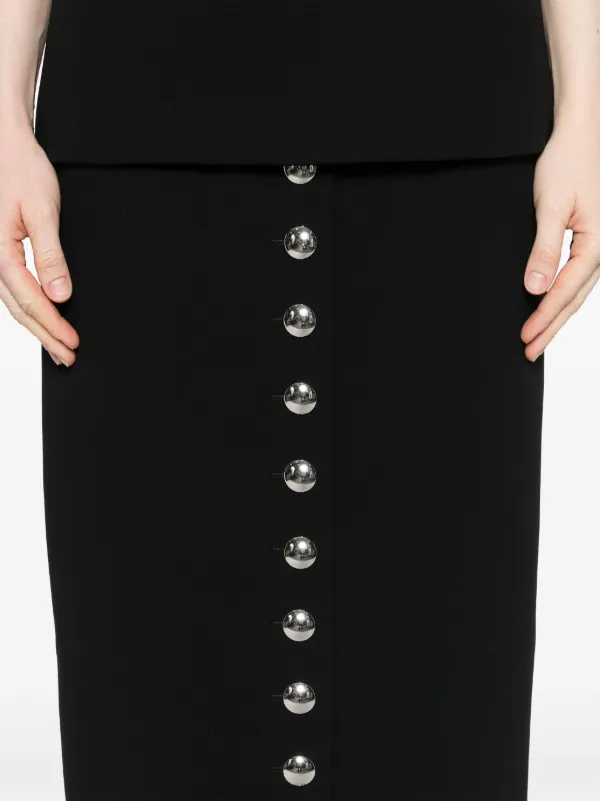 【送料無料】KHAITE BRYNLEEロングスカート KHAITE Brynlee Maxi Skirt | Black | FARFETCH