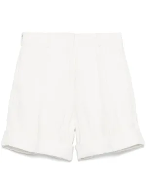 Jil Sander リネン ショートパンツ | ホワイト | FARFETCH JP