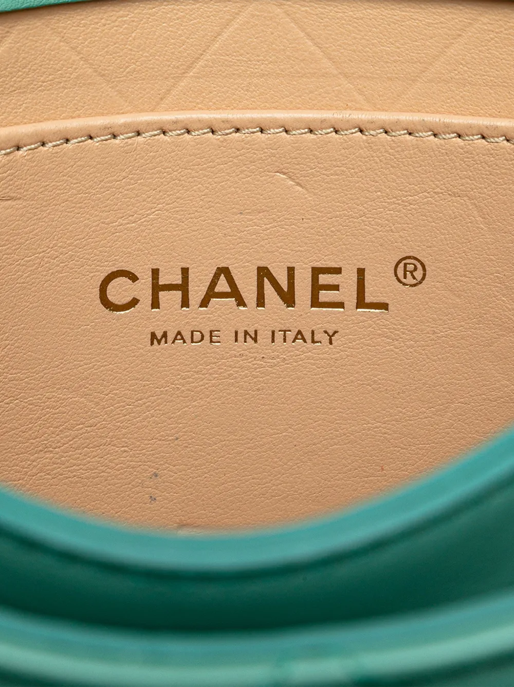 CHANEL Pre-Owned 2021 Quilted Lambskin Round Moon Messenger Flap crossbody bag | Image 5