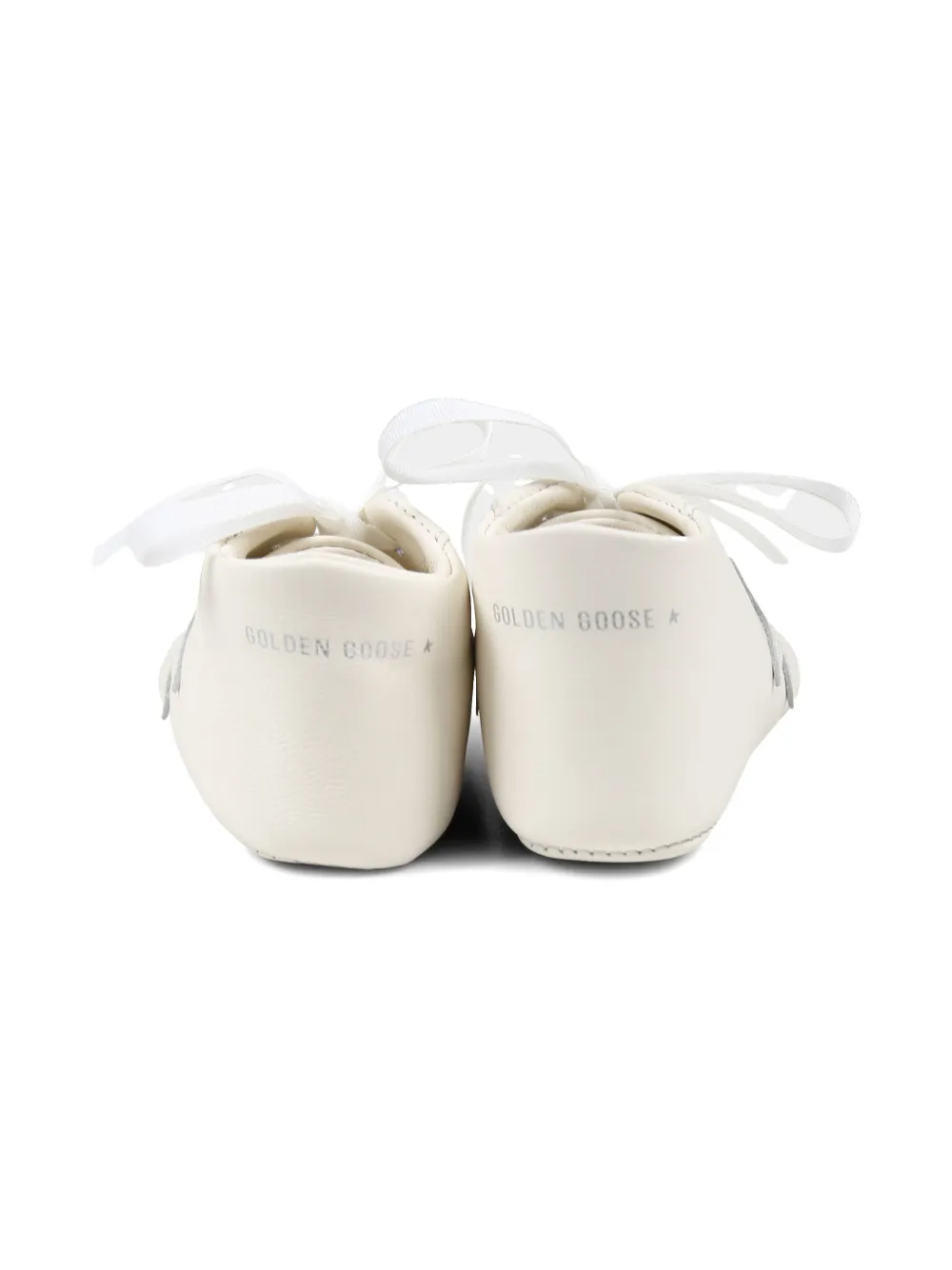 Golden Goose Kids leather pre-walkers Neutrals