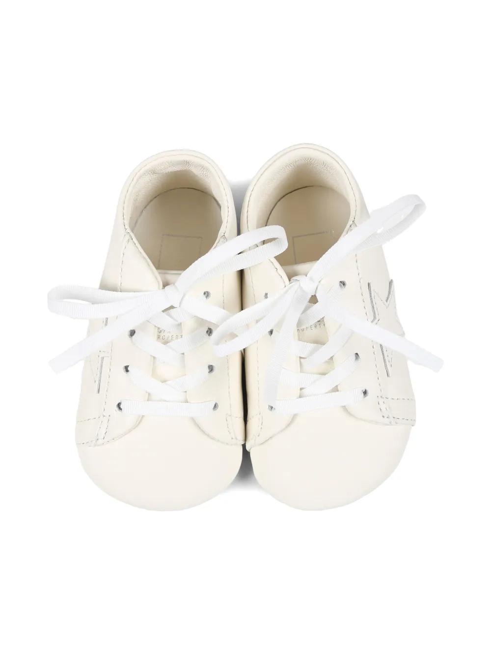 Golden Goose Kids leather pre-walkers Neutrals