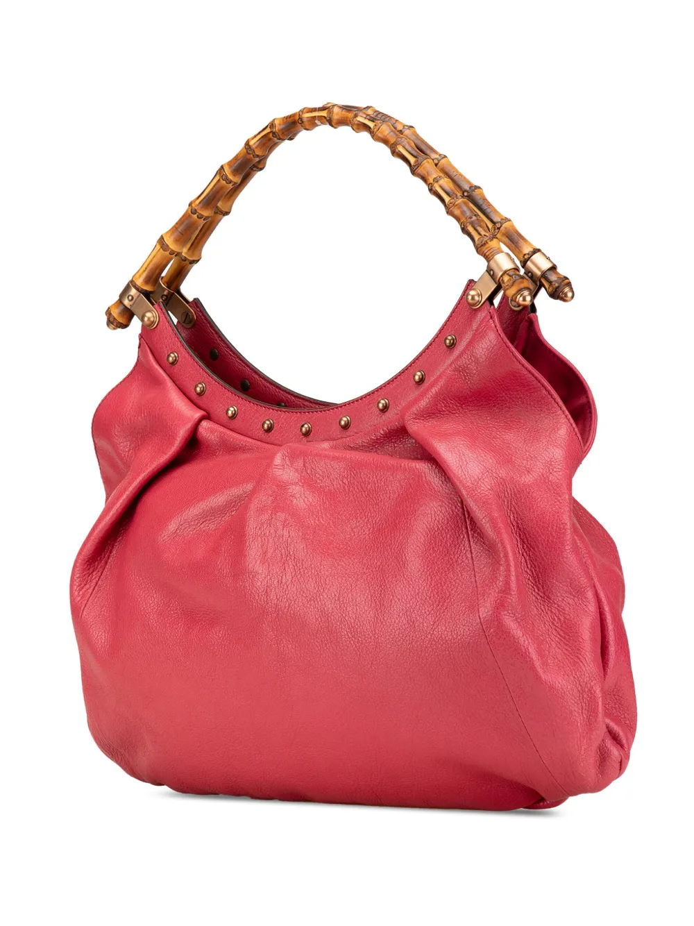 Gucci Pre-Owned 2000-2015 Leather Bamboo Studded hobo bag | Pre-Owned | Image 2