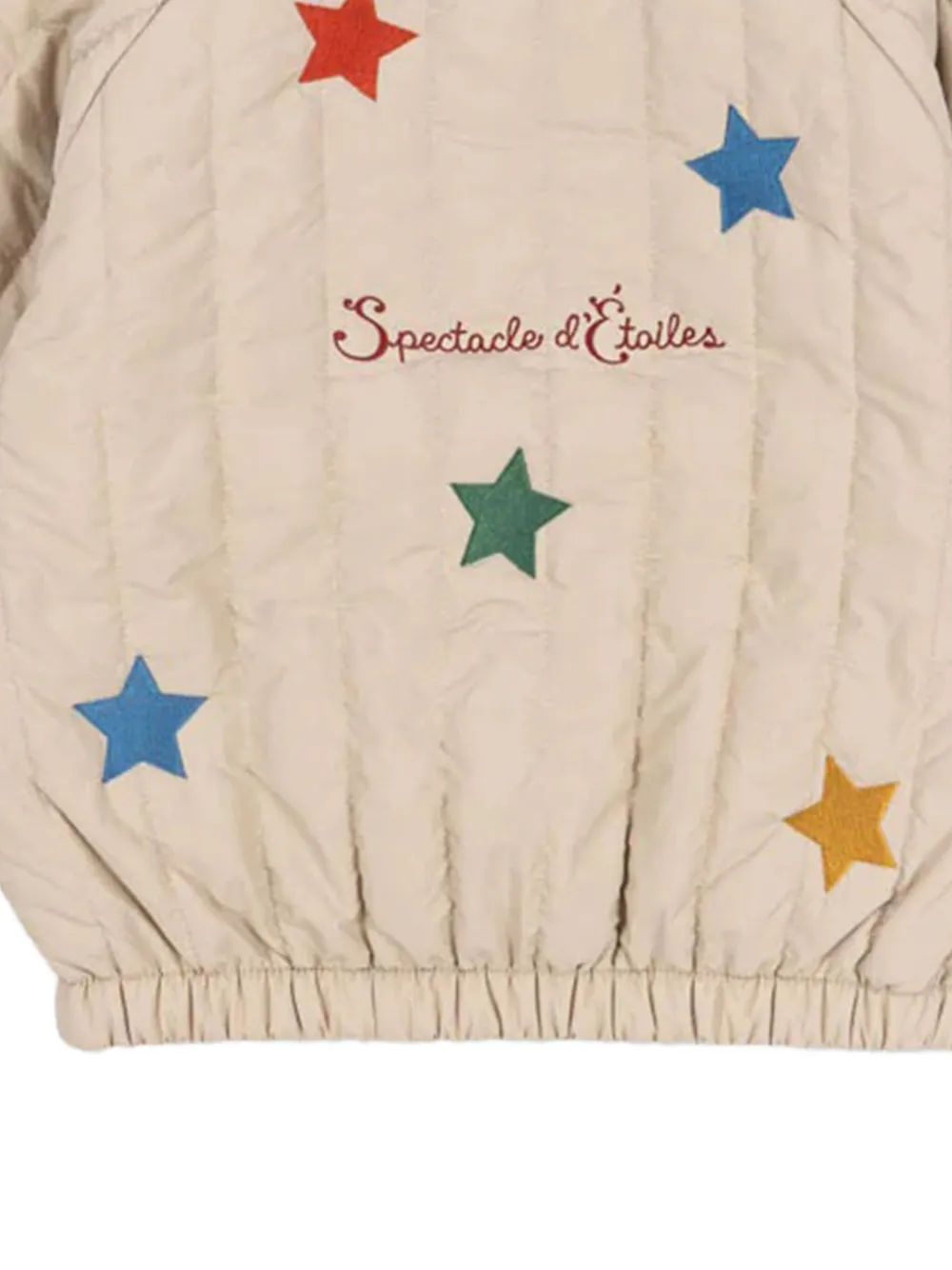 Konges Sløjd Bomberjack met sterprint Beige
