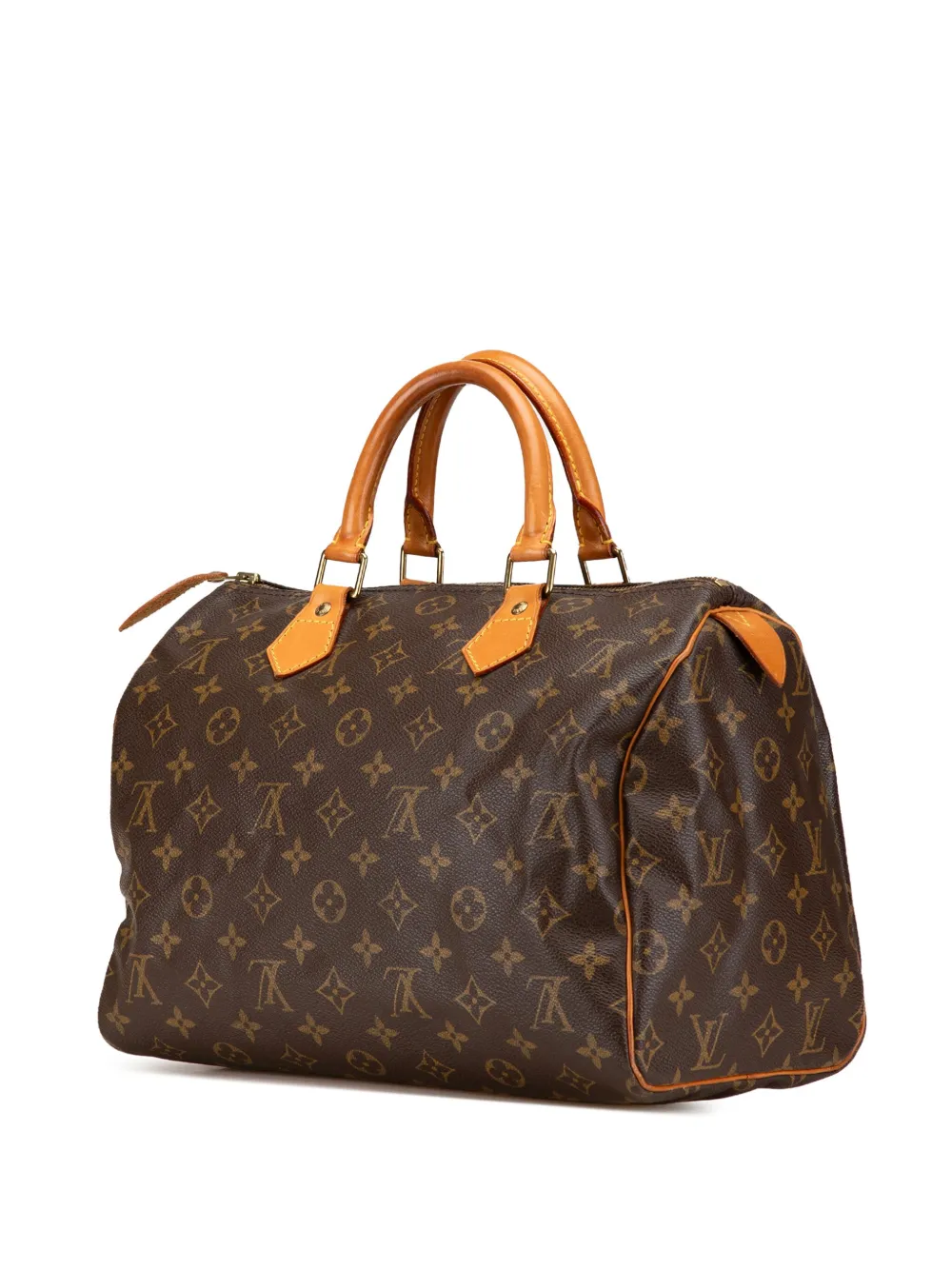 Louis Vuitton Pre-Owned 1995 Speedy 30 Boston tas met monogram - Bruin