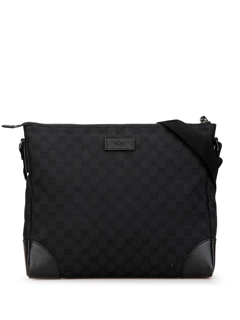 Gucci Pre-Owned 2000-2015 GG Canvas crossbody bag - Black