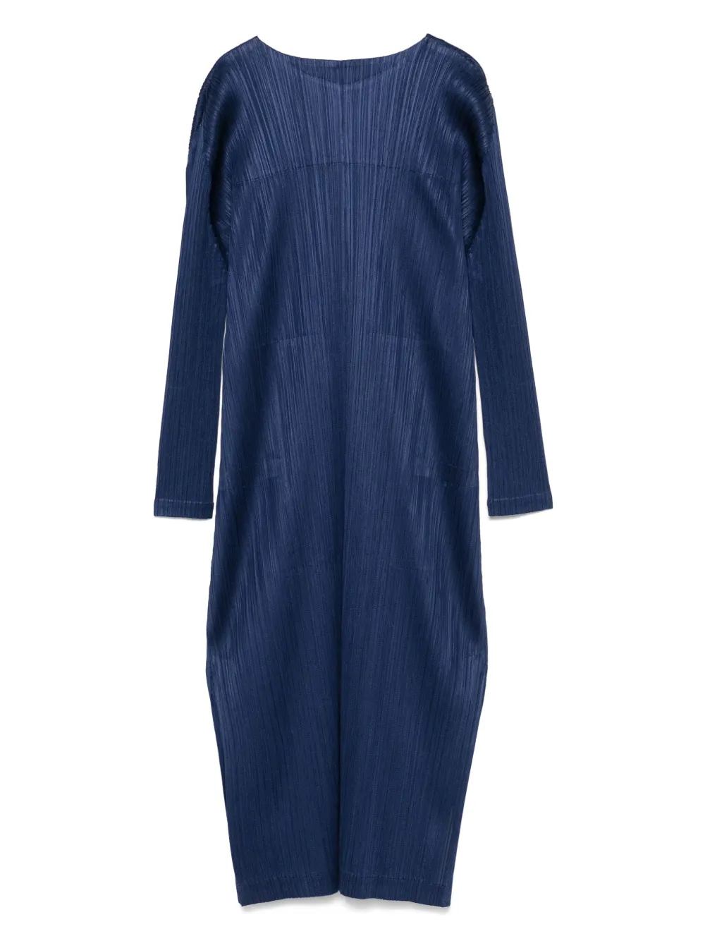 Pleats Please Issey Miyake long-sleeved dress - Blauw