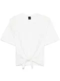 PINKO tied T-shirt - White