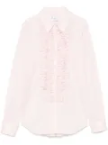 Comme Des Garçons Comme Des Garçons ruffle-detail shirt - Pink